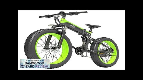 US DIRECT BEZIOR X1500 48V 12.8AH 1500W Electric Bicycle 26*4.0 Inch 100KM Review