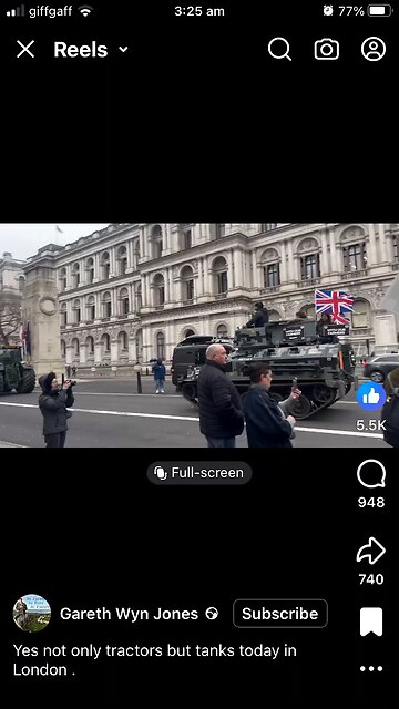Tractors in London : Farmers protests