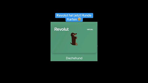 Revolut hat jetzt Hundebankkarten