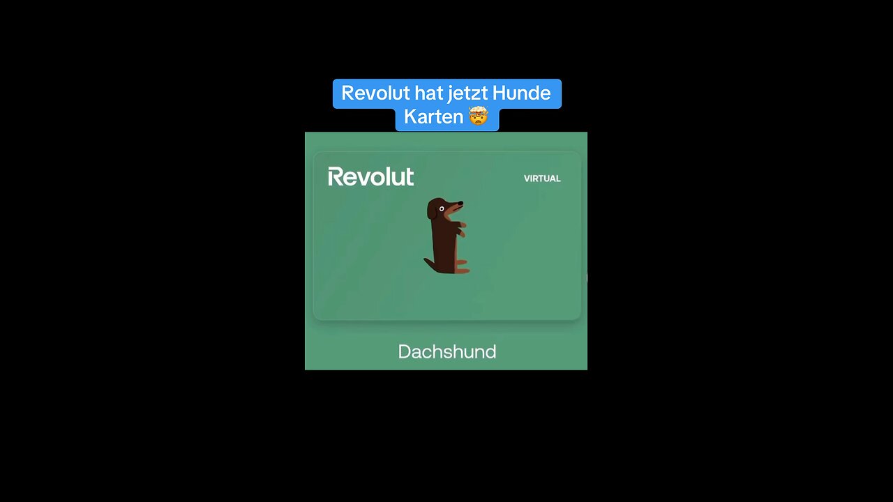 Revolut hat jetzt Hundebankkarten