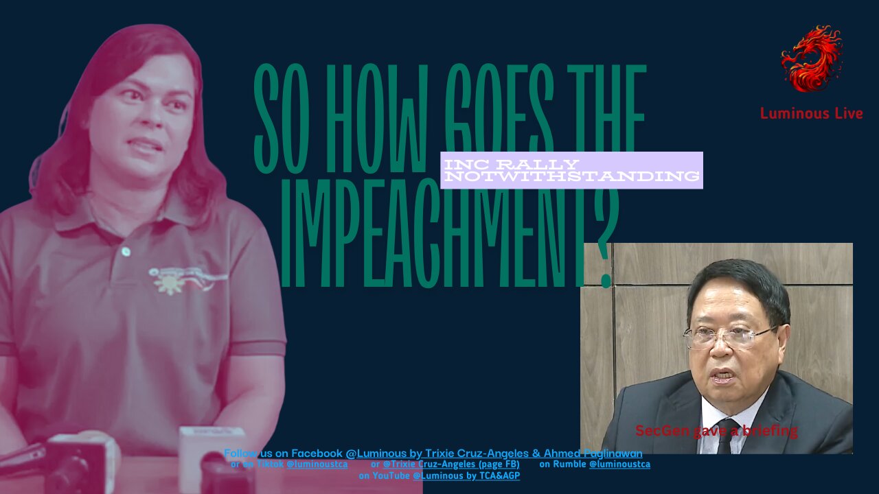 So how goes the impeachment?