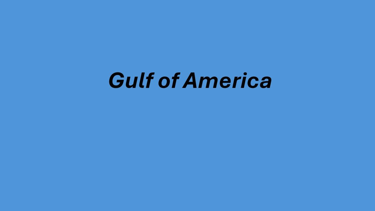 Gulf of America