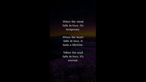 when mind, heart, soul fall in live