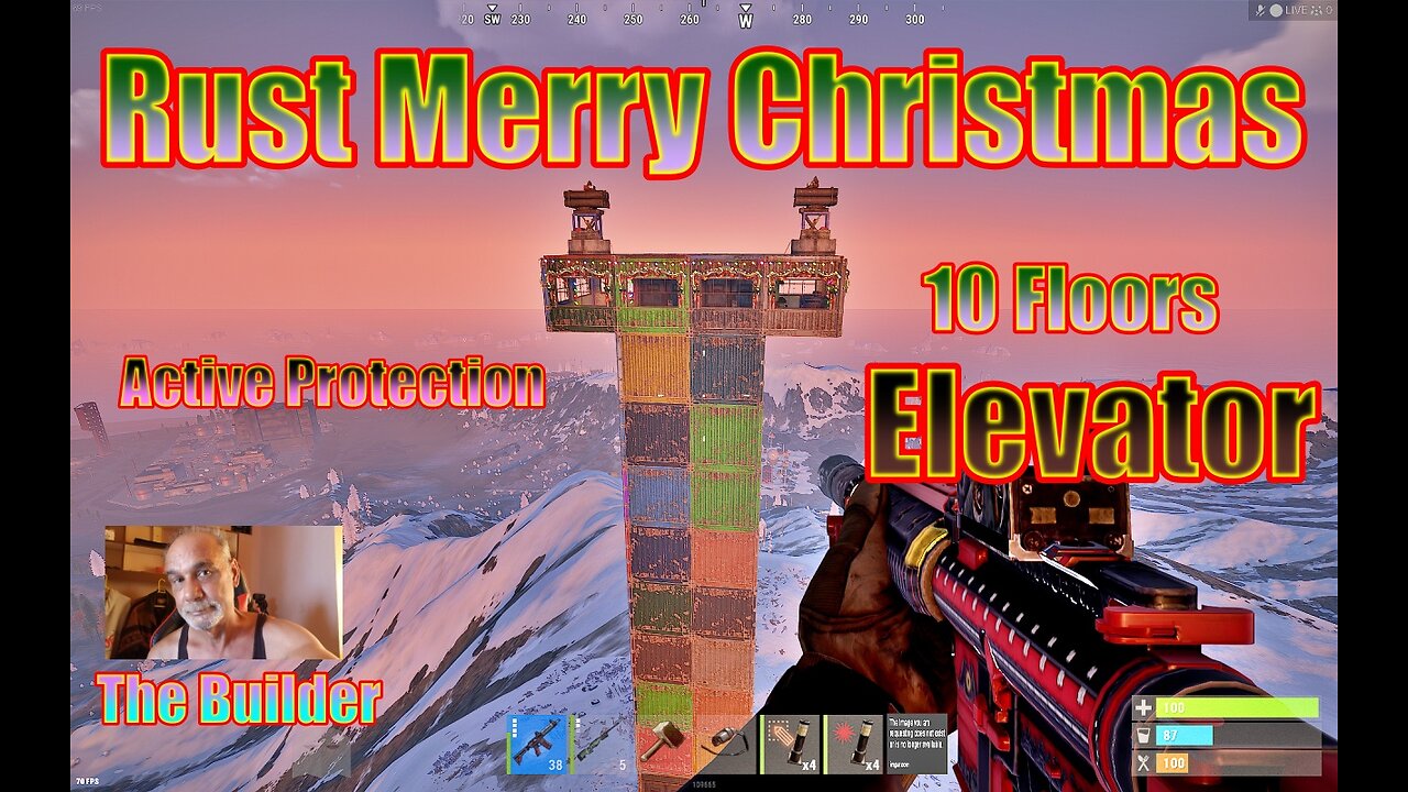 Ultimate Merry christmas tower base with 10 floor elevator samm sites