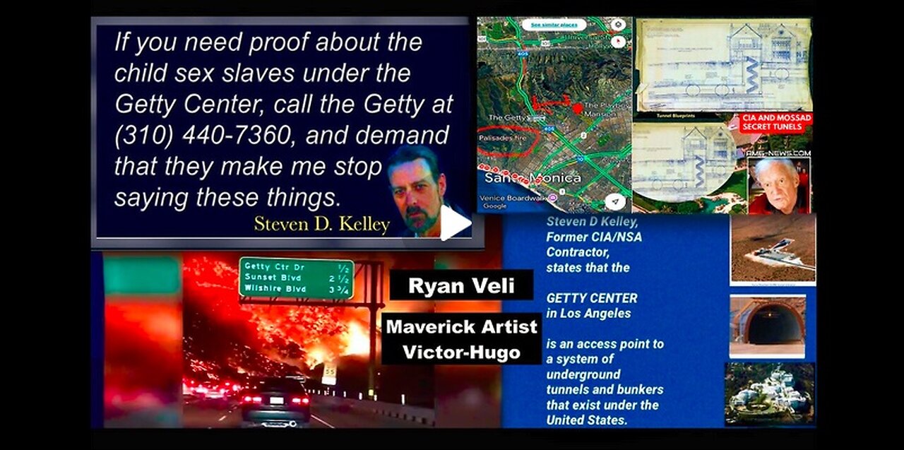 California Fire Expose Getty Museum Bunker Playboy Mansion Tunnels Steve Kelley Ryan Veli VictorHugo