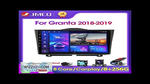 JMCQ For LADA BA3 Granta Cross 2018 2019 4G WIFI Android 12 Review