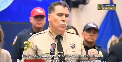 Did the L.A. Sheriff just say the quiet 🤫part out loud?