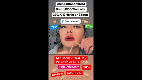 PDO Threads Life And Chin Augmentation My Pattern DIY