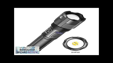 BIKIGHT XHP50 1800lm Powerful Long Range Zoomable Flashlight Kit with 18650 Li-ion Review