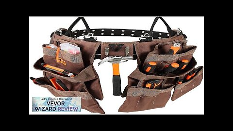 VEVOR 19 Pockets ool Belt Adjusts from 32 Inches to 54 Inches Review