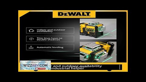 DEWALT DW089LG Laser Level 12Line 3 x 360 Degrees Vertical Horizontal Green Review