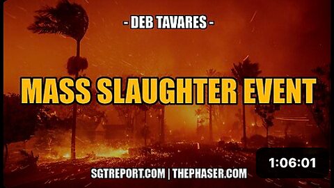 MASS SLAUGHTER EVENT DOCUMENTED -- Deb Tavares