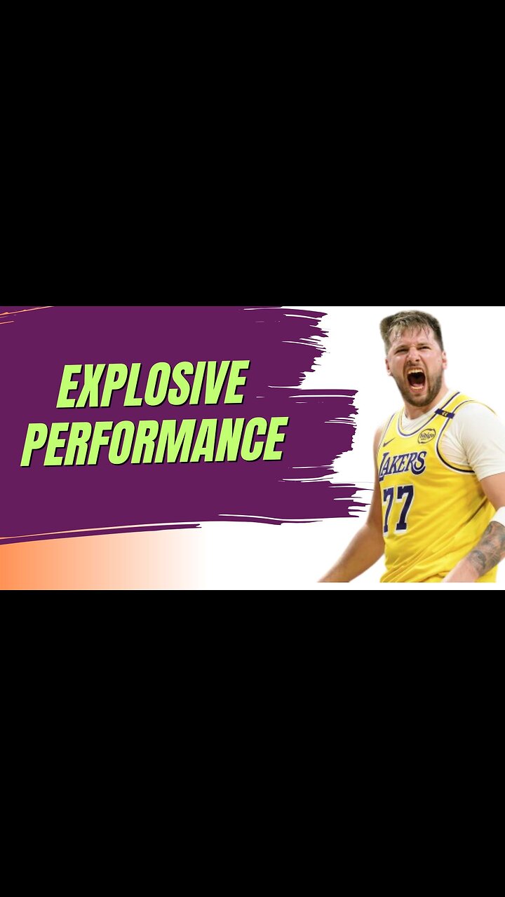 Luka Dončić first big performance for Lakers