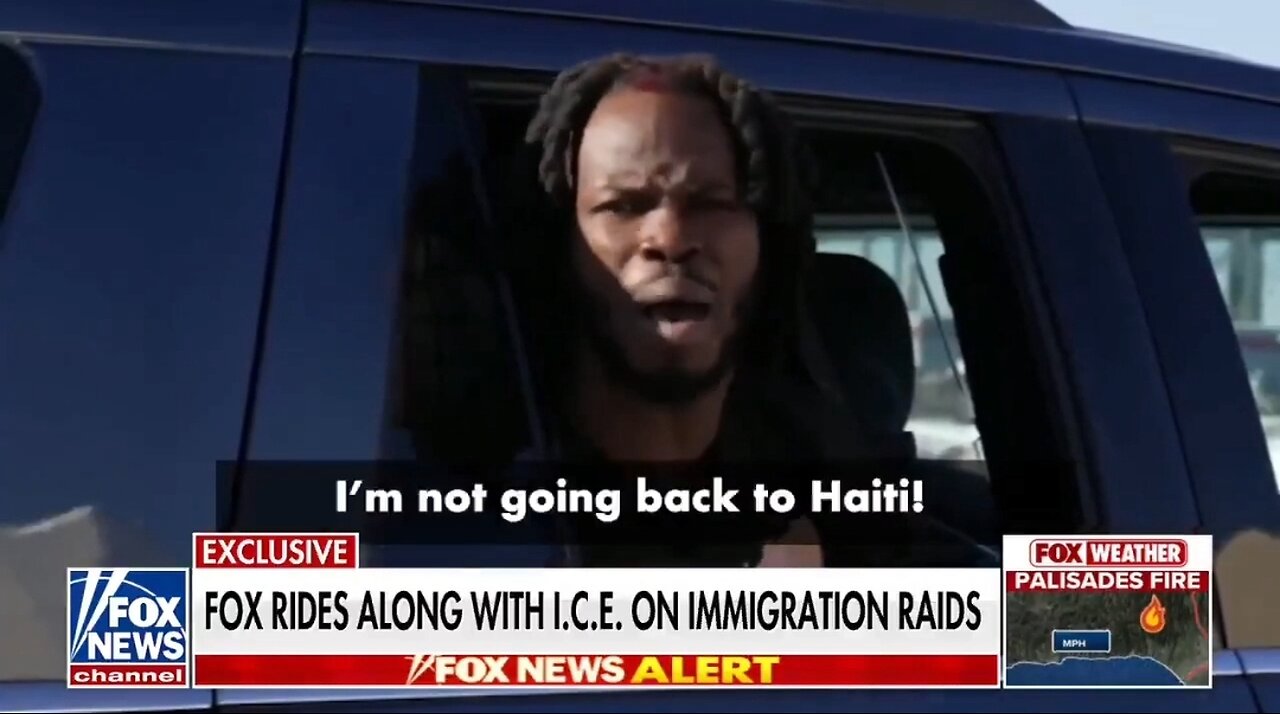 Illegal Haitian Gang Member After Ice Arrest: Fu*k Trump, Biden Forever