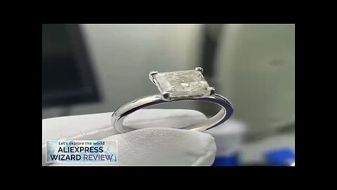 2.0ct CVD HPHT Lab Growm Diamond Ring 18K Gold Jewelry Engament Wedding Review