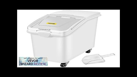 VEVOR 27 Gallon Ingredient Storage Bin 500 Cup Ingredient Bin with Scoop Review