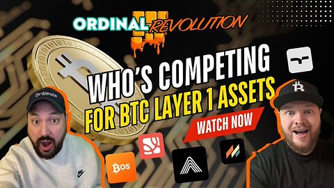 WHO'S COMPETING FOR BTC LAYER 1 ASSETS?! (Runes Will Be Saved!)