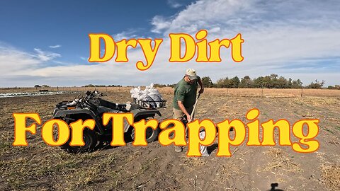 How I collect Dry Dirt for Trapping