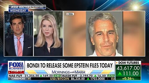 'THIS WILL MAKE YOU SICK': AG Pam Bondi to release some of Epstein files today