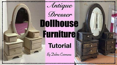 Antique Dresser for Dollhouse