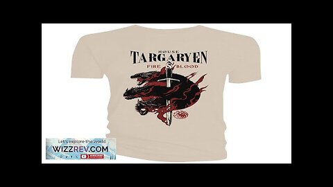 Game Of Thrones: T-Shirt: House Targaryen Review