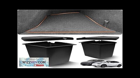 For 2024 2023 2022 Tesla Model Y Accessories Rear Trunk Organizer Storage Review