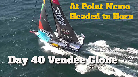 Vendee Globe Day 40 Onboads Report With Leaders at Point Nemo and Rest of the Fleet in Gale Behind