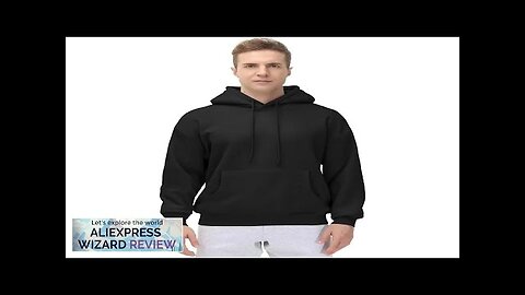 Spring/Fall Men's and women's plain black/grey hooded sweatshirts Street wear Running Review