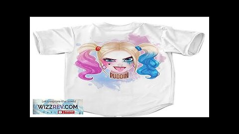 DC Comics Harley Quinn Lovely Art White Baseball Uniform Review