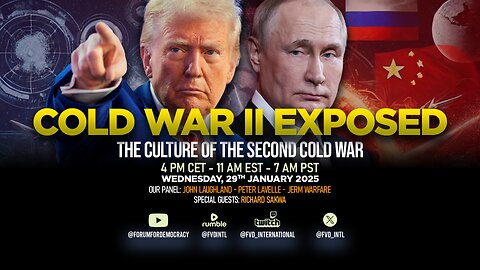 🏛️ The Forum and Friends: The Culture of the Second Cold War with Professor Richard Sakwa