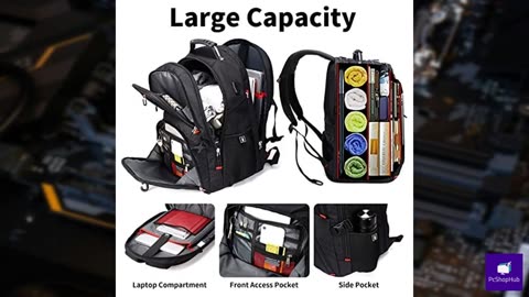 SHRRADOO Extra Large 50L Travel Laptop Backpack