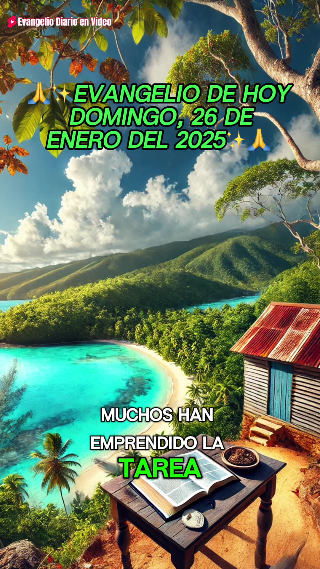 🙏 Evangelio de hoy Domingo, 26 de Enero del 2025 🙏