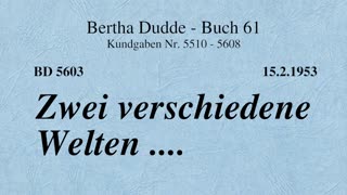 BD 5603 - ZWEI VERSCHIEDENE WELTEN ....