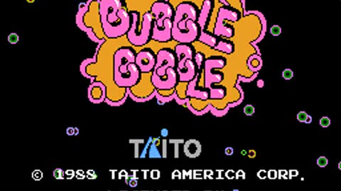 （NES）Bubble Bobble (USA)