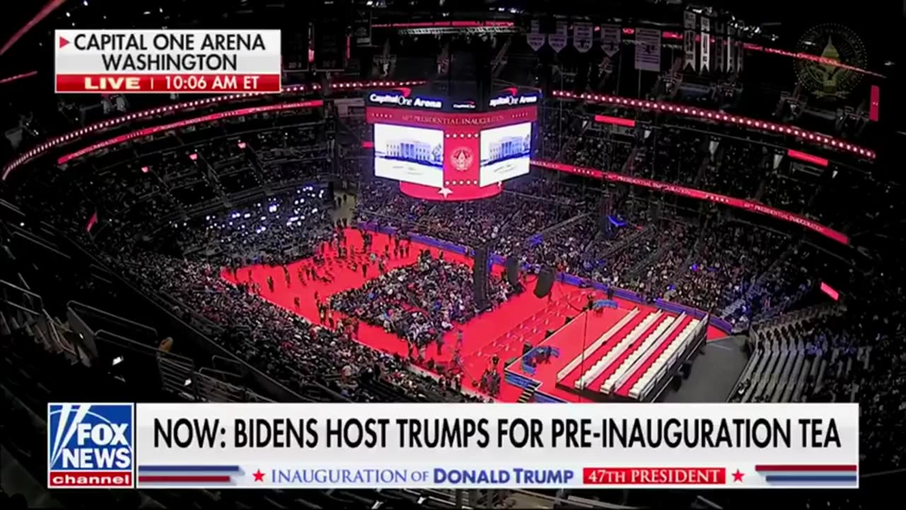 Trump will sign executive orders live at Capital One Arena.