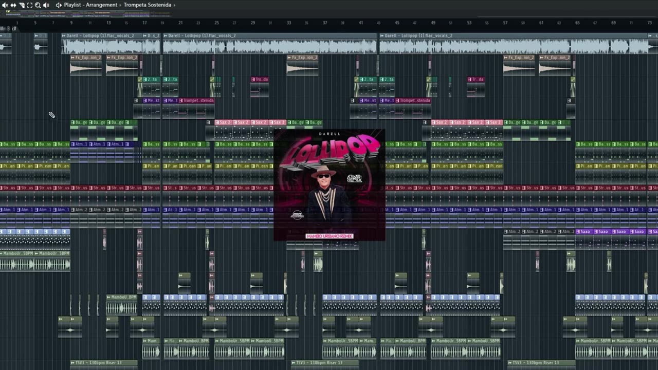 Making FL Studio: Lollipop - Darell - Alonso Remix - Mambo Urbano Remix - 115 BPM