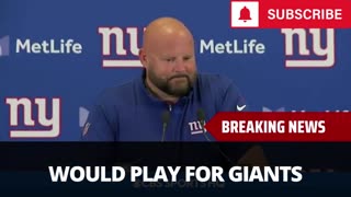 Veteran QB Says He Would Play For Giants