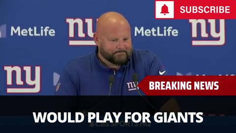 Veteran QB Says He Would Play For Giants