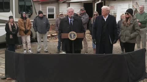 Donald Trump promises 'rapid reconstruction' in North Carolina after historic Helene flooding