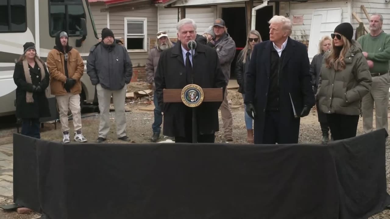 Donald Trump promises 'rapid reconstruction' in North Carolina after historic Helene flooding