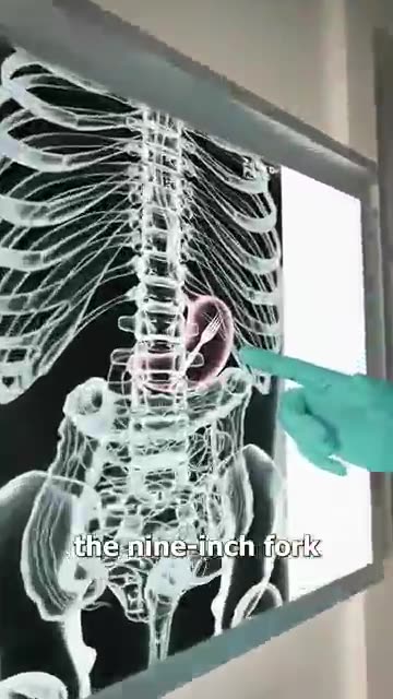 10 Years With A Fork In His Stomach 😲