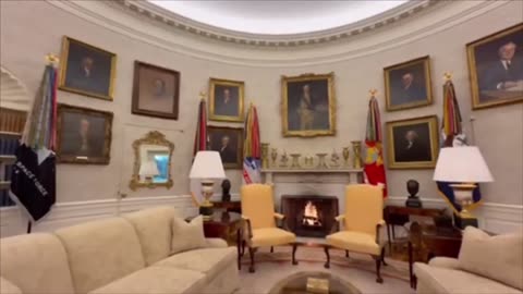 Behind the scenes in the Oval Office at the White House where President Donald J. Trump added more portraits!
