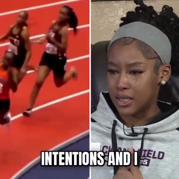 Track runner attacks competitor, chirp