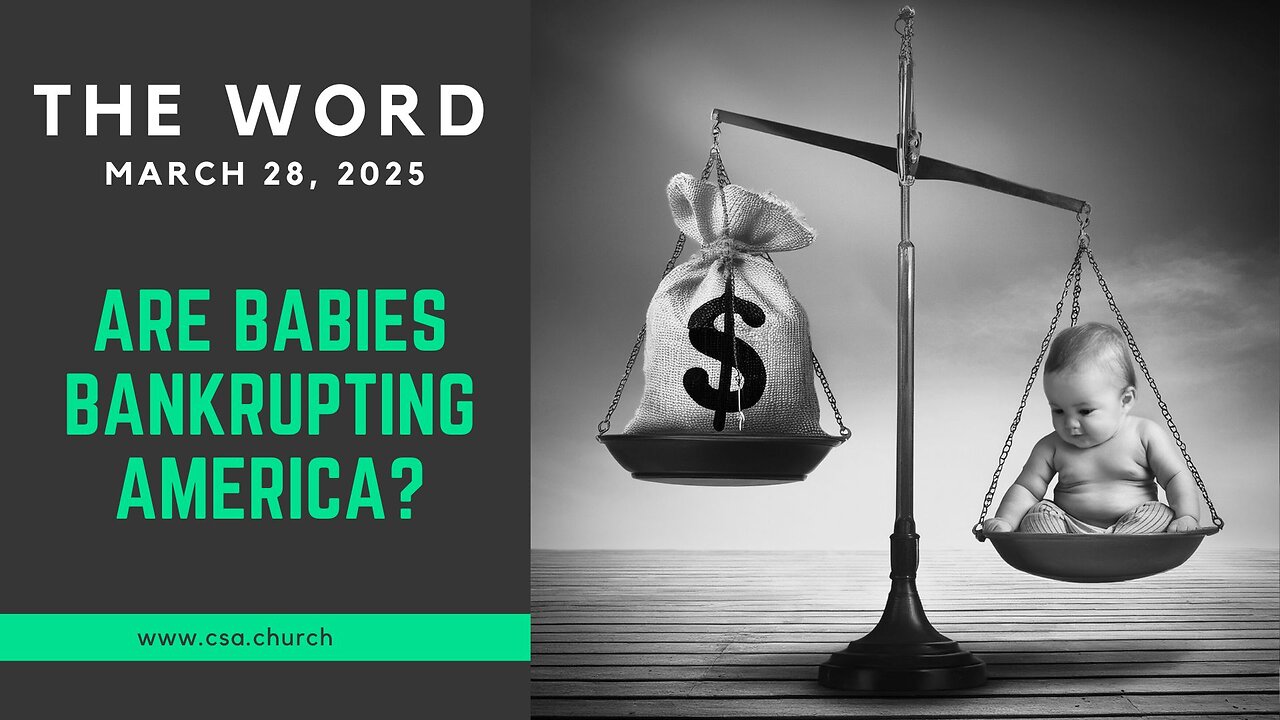 Are babies bankrupting America?