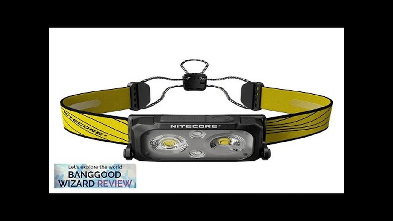 NITECORE NU25 Headlamp 400LM USB Rechargeable LED Headlamp Three Light Source Lamp Review