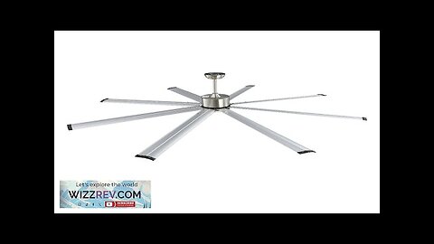 84 In Reversible Ceiling Fan with Light 6-Speed Remote Control Brushed Nickel Review