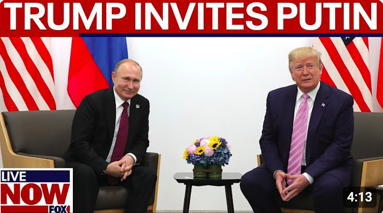 BREAKING: President Trump invites Vladimir Putin to US, Trump invited to Russia | LiveNOW from FOX