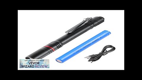 VEVOR 5.9 Inch Rechargeable Penlight 300 lumens 3 Lighting Modes Pocket Penlight Review