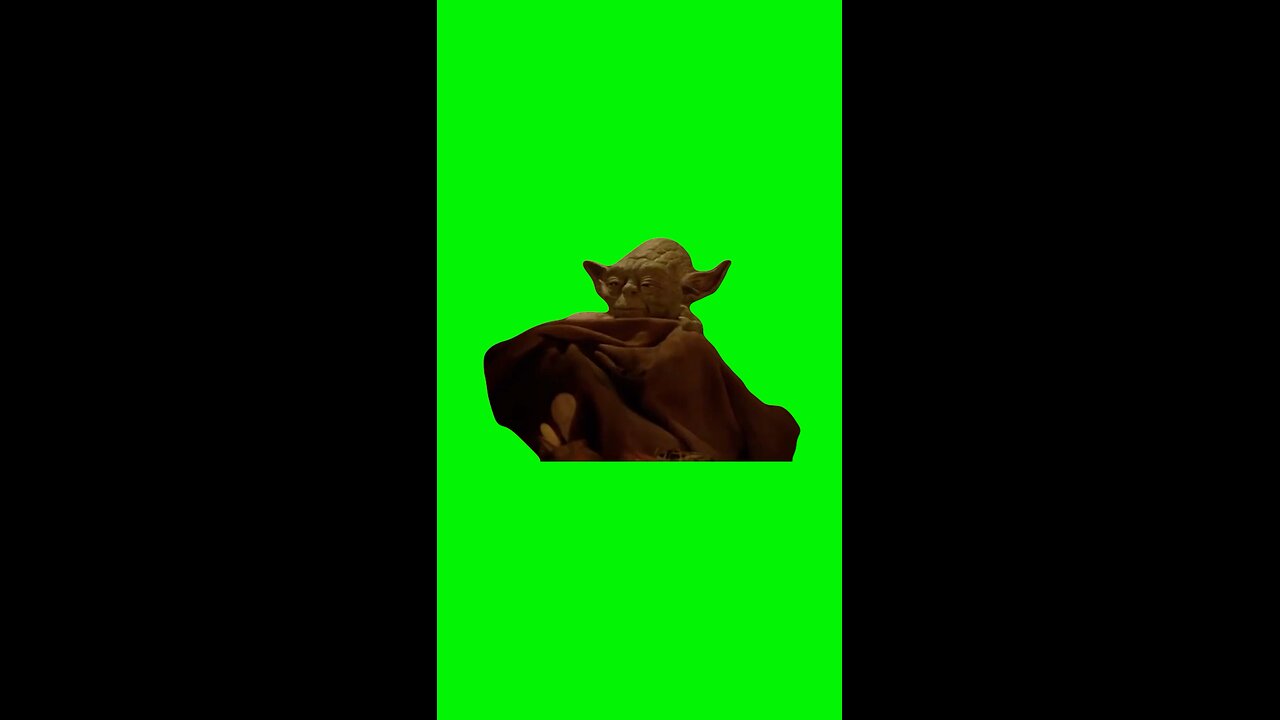 “Rest I Need” Yoda | Green Screen