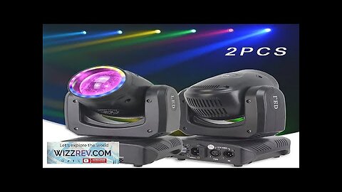 2PCS 120W LED Beam Gobo Effect 6+12 Prisms RGB Ring Lamp Moving Review